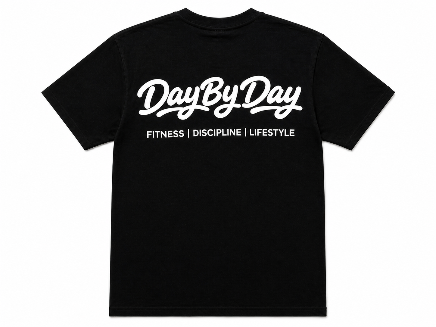 Day By Day Classic Graffiti Black T Shirt