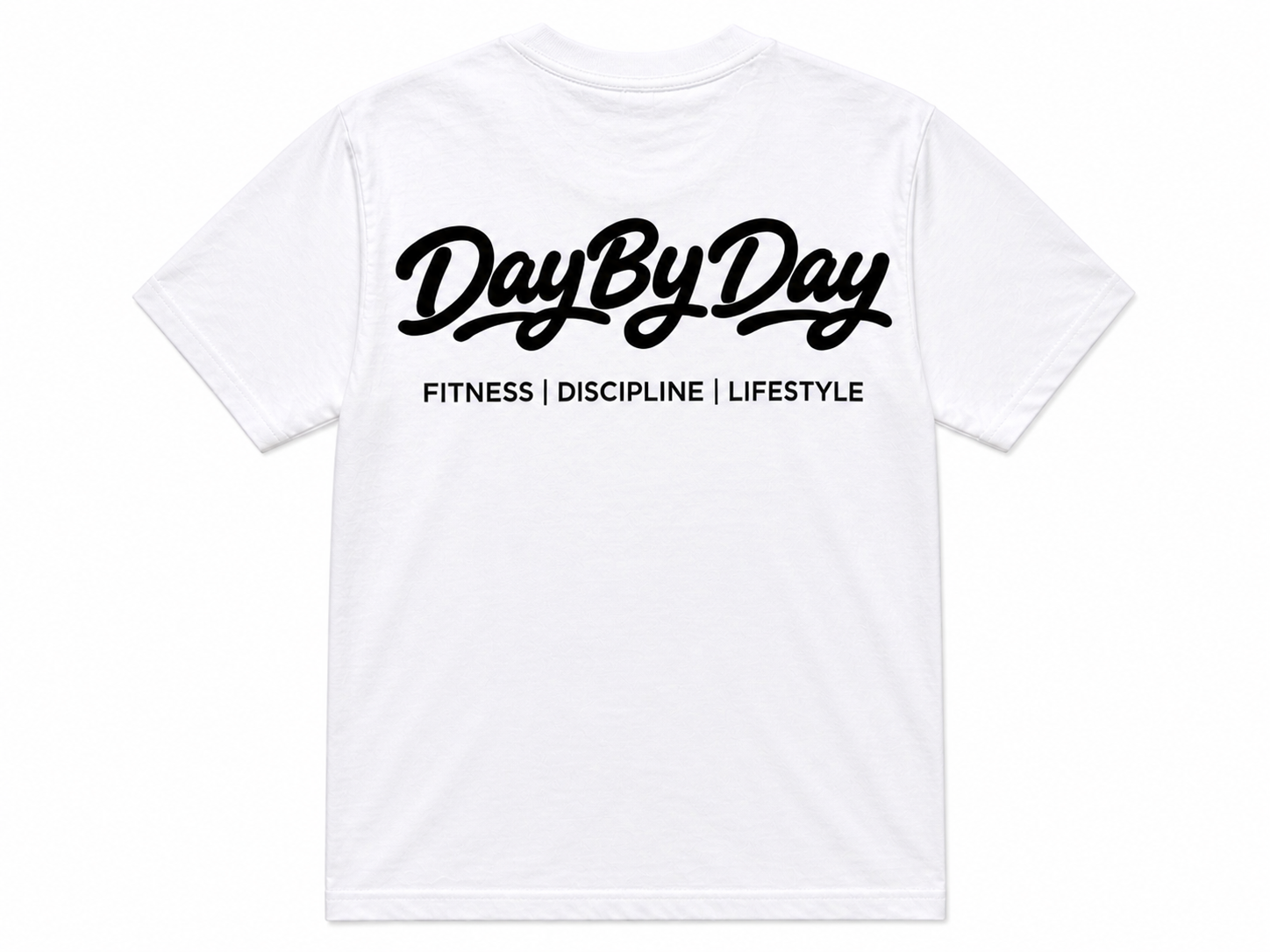 Day By Day Classic Graffiti White T Shirt