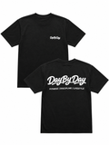 Day By Day Classic Graffiti Black T Shirt